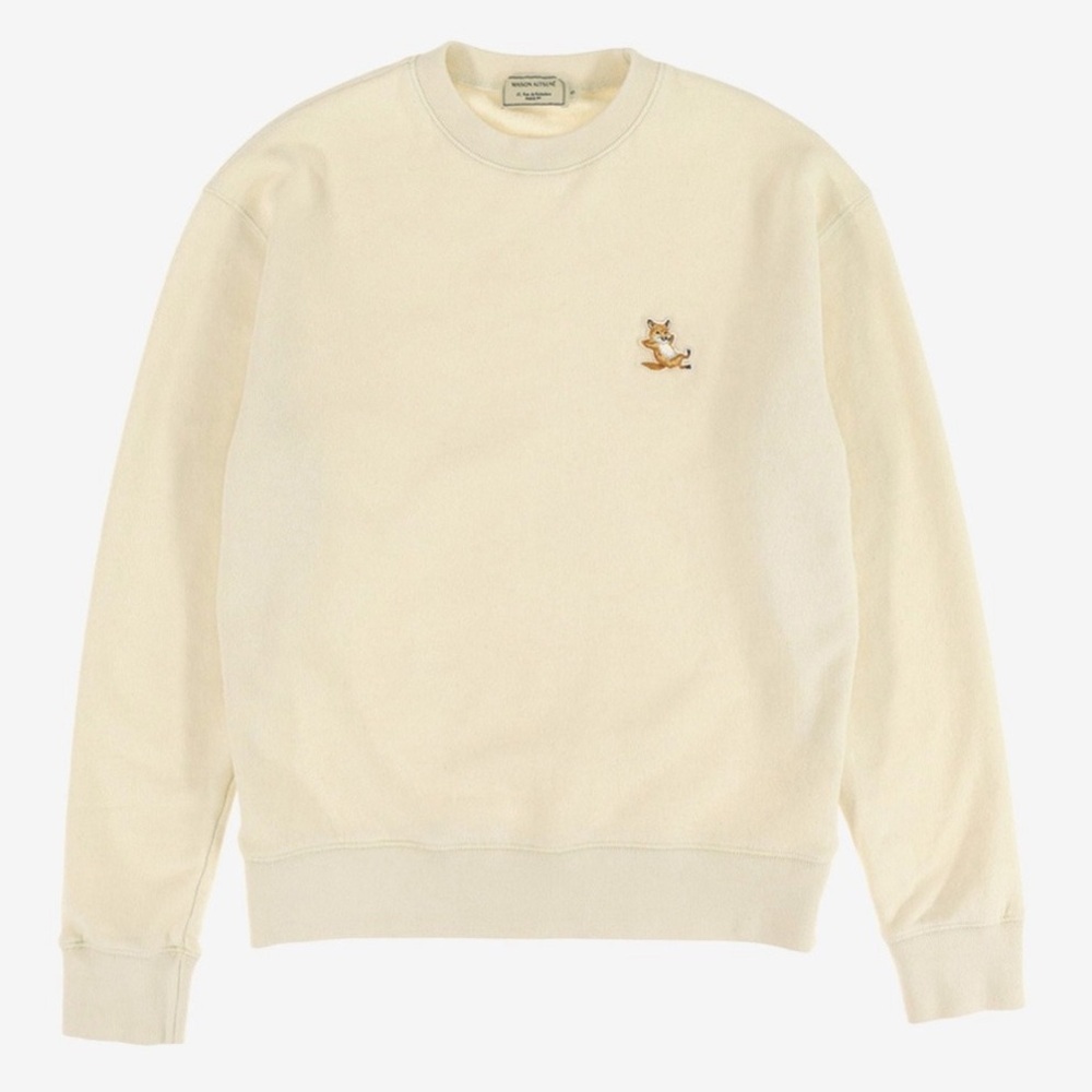 Maison Kitsuné Chillax Fox Sweatshirt Crewneck Unisex Small